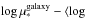 \hbox{$\log \mu_*^{\rm galaxy} - \langle \log$}