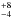 \hbox{$^{+8}_{-4}$}