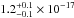 \hbox{$1.2^{+0.1}_{-0.1} \times 10^{-17}$}