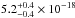 \hbox{$5.2^{+0.4}_{-0.4} \times 10^{-18}$}