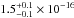 \hbox{$1.5^{+0.1}_{-0.1} \times 10^{-16}$}