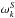 \hbox{$\omega_k^S$}
