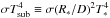 \hbox{$\sigma T_{\rm sub}^4\equiv \sigma (R_*/D)^2T_*^4$}