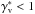 \hbox{$\Gv^{*}<1$}