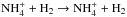 \hbox{$\rm {NH_4^+ + H_2 \to NH_4^+ + H_2}$}
