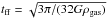 \hbox{$t_{\rm ff}=\sqrt{3\pi /(32G\rho_{\rm gas})}$}