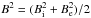\hbox{$B^2=(B_{\rm i}^2+B_{\rm e}^2)/2$}