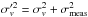 \hbox{$\sigma_{v}^{\prime 2} = \sigma_{v}^2 + \sigma_{\rm meas}^2$}