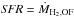 \hbox{${{\it SFR} = \dot{M}_{\rm H_2, OF}}$}
