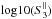 \hbox{$\mathrm{log10}(S^{\parallel}_{\mathrm{3}})$}