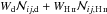 \hbox{$W_{\rm d}\mathcal{N}_{ij,{\rm d}} + W_{\ion{H}{II}}\mathcal{N}_{ij,\ion{H}{II}}$}