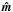 \hbox{$\boldsymbol{\hat{m}}$}