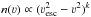 \hbox{$n(\varv) \propto (\varv_\mathrm{esc}^2 - \varv^2)^k$}