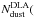 \hbox{$N^{\rm DLA}_{\rm{dust}}($}