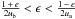 \hbox{$\frac{1\,+\,e}{2\B}<\e<\frac{1\,-\,e}{2\A}$}