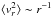 \hbox{$\disp{v_r^2}\sim r^{-1}$}