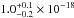 \hbox{$1.0^{+0.1}_{-0.2}\times 10^{-18}$}