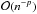 \hbox{$\mathcal O(n^{-p})$}