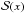 \hbox{$\mathcal S(x)$}