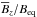\hbox{$\meanB_z/\Beq$}