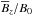 \hbox{$\meanB_z/B_0$}
