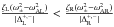 \hbox{$\frac{\zeta_\textrm{L} (\omega_\pm^2 - \omega_{\textrm{AL}}^2)}{|\Delta_\textrm{L}^{+,-}|} < \frac{\zeta_\textrm{R} (\omega_\pm^2 - \omega_{\textrm{AR}}^2)}{|\Delta_\textrm{R}^{+,-}|}$}
