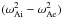 \hbox{$(\omega_{\text{Ai}}^2 - \omega_{\text{Ae}}^2)$}