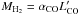 \hbox{$M_{\rm H_2}=\alpha_{\rm CO}L'_{\rm CO}$}