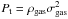 \hbox{$P_{\rm t}=\rho_{\rm gas} \sigma_{\rm gas}^2$}