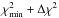 \hbox{$\chi^2_{\rm min}+\Delta \chi^2$}