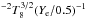 \hbox{$^{-2} T_8^{3/2} (Y_{\rm e}/0.5)^{-1}$}