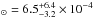 \hbox{$_{\sun} = 6.5^{+6.4}_{-3.2}\times 10^{-4}$}