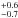 \hbox{$^{+0.6}_{-0.7}$}