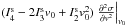\hbox{$(I^{\rm s}_{4}-2I^{\rm s}_{3}v_{0}+I_{2}^{\rm s}v_{0}^{2})\left.\frac{ \partial^{2} \sigma}{ \partial v^{2}}\right|_{v_{0}}$}