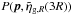 \hbox{$P({\vec p}, \tilde \eta_{{\rm g},R}(3R))$}