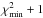 \hbox{$\chi^2_{\rm min}+1$}