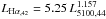 \hbox{$L_{\rm H\alpha_{,42}}=5.25\,L_{5100,44}^{1.157}$}