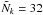 \hbox{$\tilde{N}_{k}=32$}