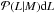 \hbox{$\mapp(L|M)\dd L$}