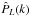 \hbox{$\hat{P}_{L}(k)$}