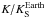 \hbox{$K/K^{\rm Earth}_{\rm S}$}
