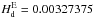 \hbox{$H^{\rm E}_{\rm d}= 0.00327375$}