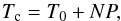 \begin{equation} \label{Eq:linearPer} T_{\rm c} = T_0 + N P , \end{equation}