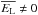 \hbox{$\overline{E_{\mathrm{L}}}\neq 0$}