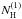 \hbox{$N_{\rm H}^{(1)}$}