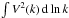 \hbox{$\int V^2(k)\, {\rm d}\,\hbox{ln}\,k$}