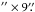 \hbox{$\arcsec\times9\farcs$}