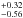 \hbox{$^{+0.32}_{-0.56}$}