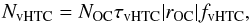 \begin{equation} N_{\rm vHTC} = N_{\rm OC}\tau_{\rm vHTC}|r_{\rm OC}|f_{\rm vHTC}, \label{formula} \end{equation}