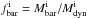 \hbox{$f^{\rm i}_{\rm bar} = M^{\rm i}_{\rm bar}/M^{\rm i}_{\rm dyn}$}